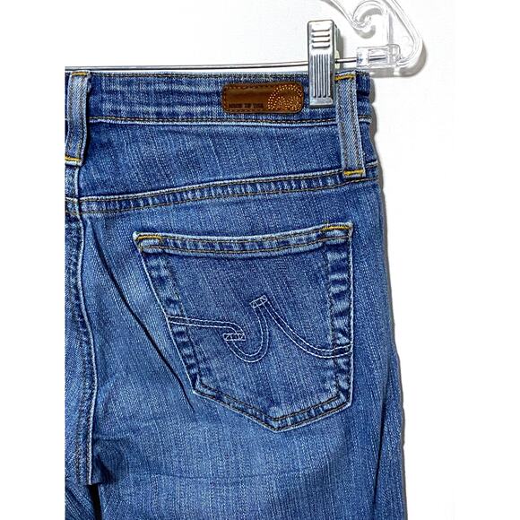 Adriano Goldschmied Jeans The Premiere Skinny Straight Raw Hem Stretch Women 26R - Picture 5 of 9